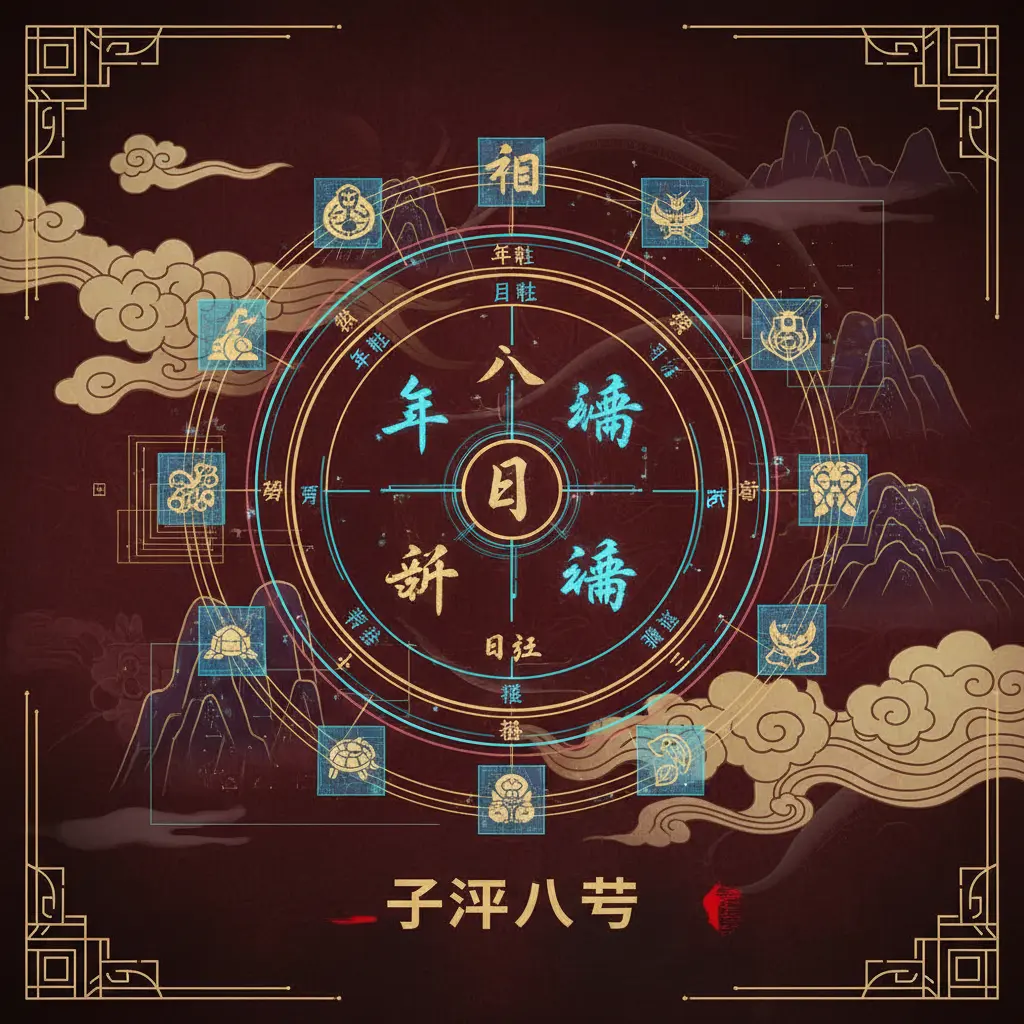子平八字 - 八字命盤