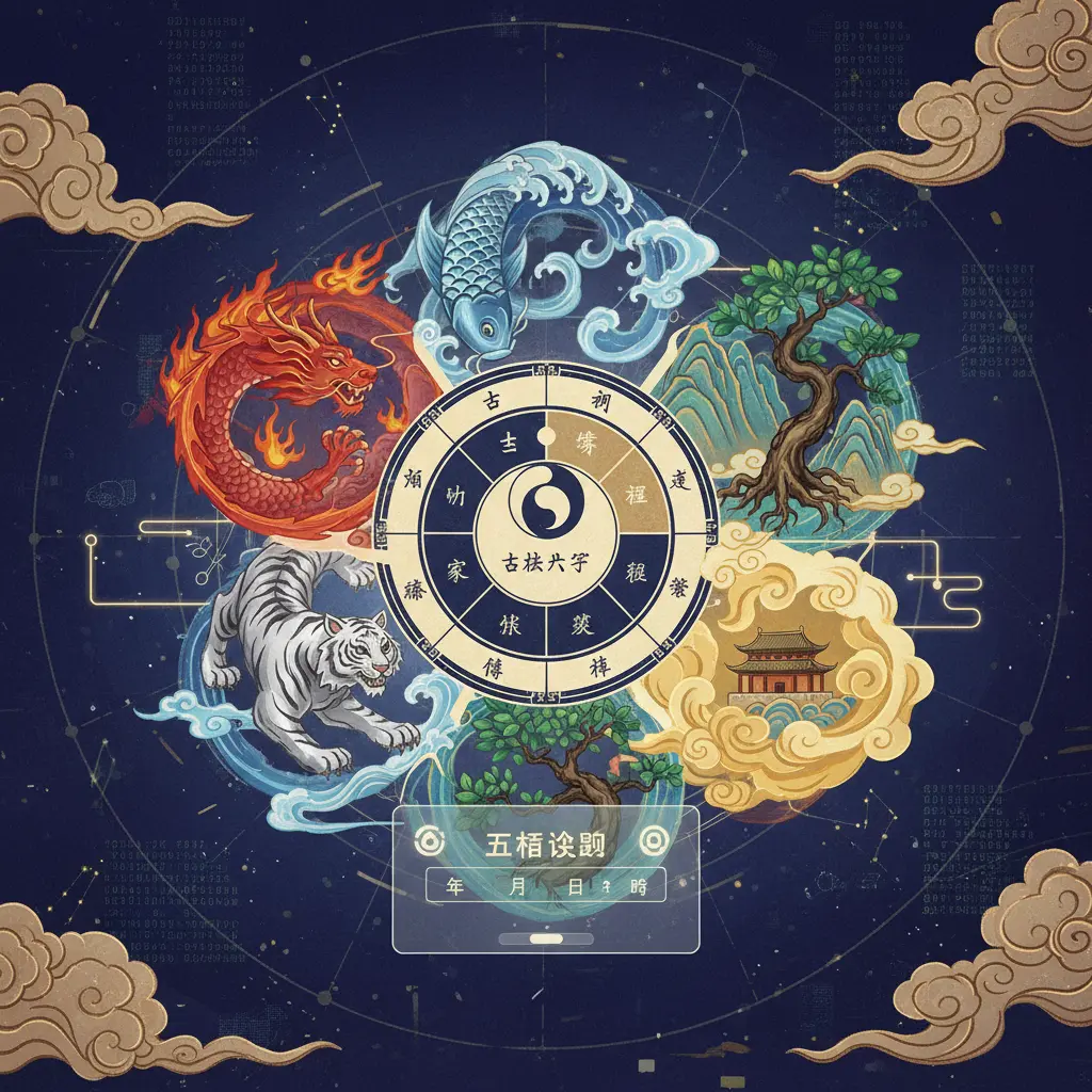 五行查詢 - 古法八字