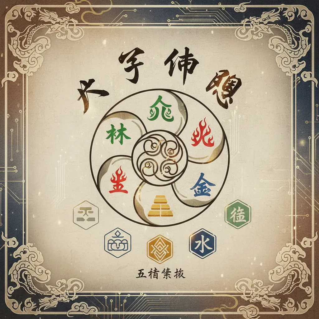 八字命盤 - 五行結構